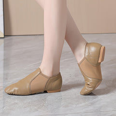 Women's Soft Leather Indoor Exercise & Dance Shoes