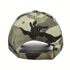 Brazil Flag Camo Army Cap Curved Brim Climbing Sunshade Cap