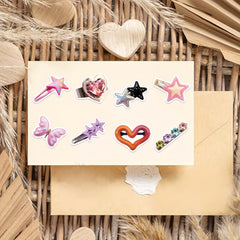 50pcs Y2K Celebrity Hairpin Series Waterproof Graffiti Stickers DIY Handbook Sti
