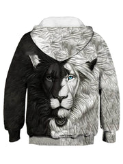 Anime Lion Pattern Kid's Hoodie Long Sleeve Top Boy's Clothes