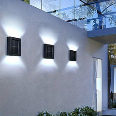 2LED Solar Wall Light Waterproof Outdoor Solar Garden Light
