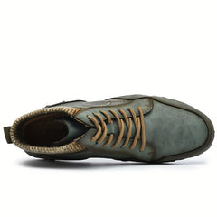 Men's Casual Boots Non Slip Comfort Ankle Boots Lace up For Driving Work