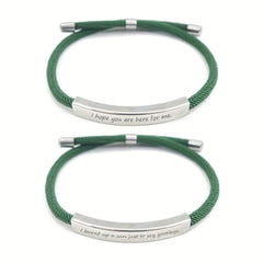 Custom Stainless Steel Pet Bracelet with Name Engraving