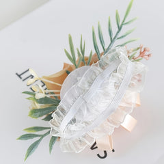Wedding Bridesmaids Wrist Corsage with Artificial Blooms