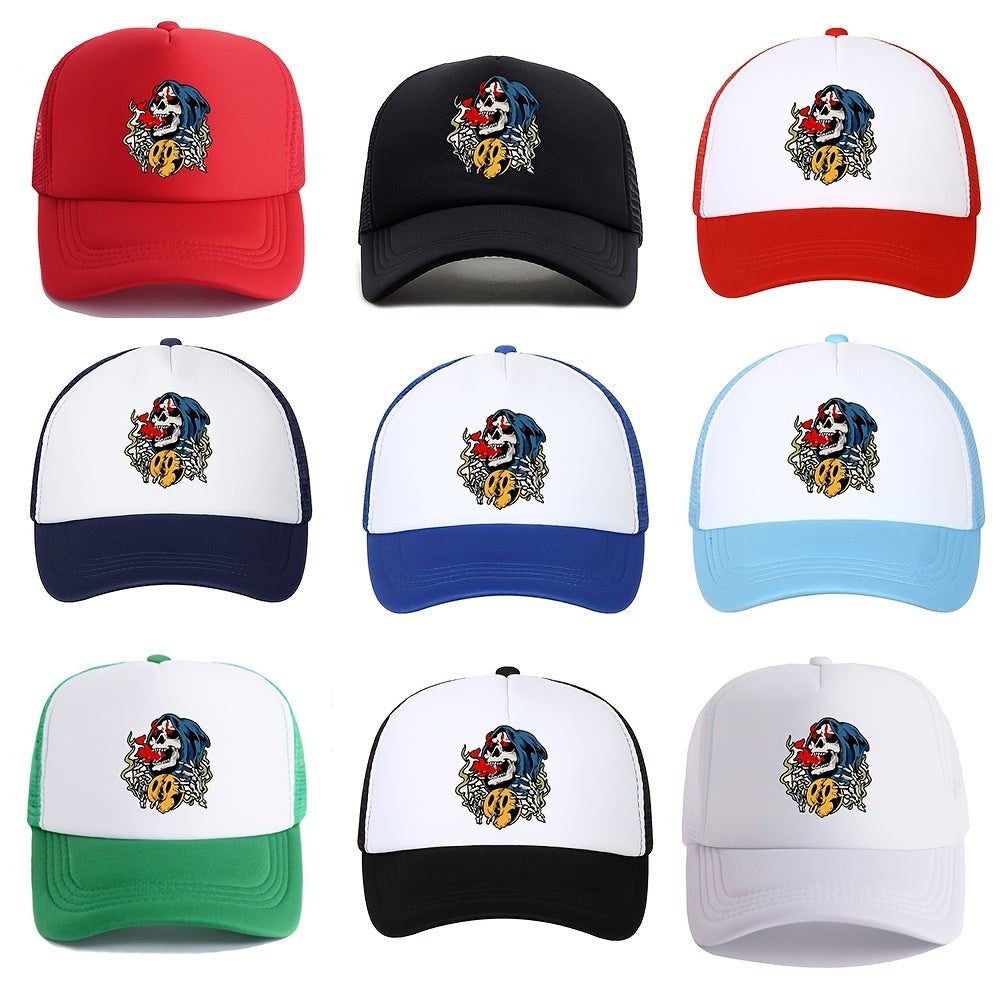 Sunshade Breathable Baseball Cap With Embroidery