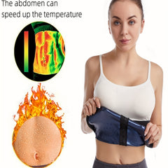 Zipper Waist Trainer Tummy Wrap Belly Belt Women's Shapewear