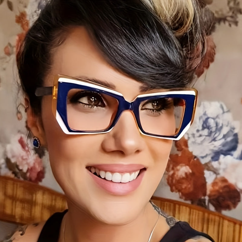 Light Blocking Glasses Clear Lens Anti Eyestrain Women Men
