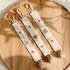 Baby Cartoon Pacifier Lanyard Anti-drop Clip Rope