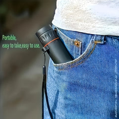 Pocket Monocular 10X Magnification Single Tube Telescope for Travel Concerts
