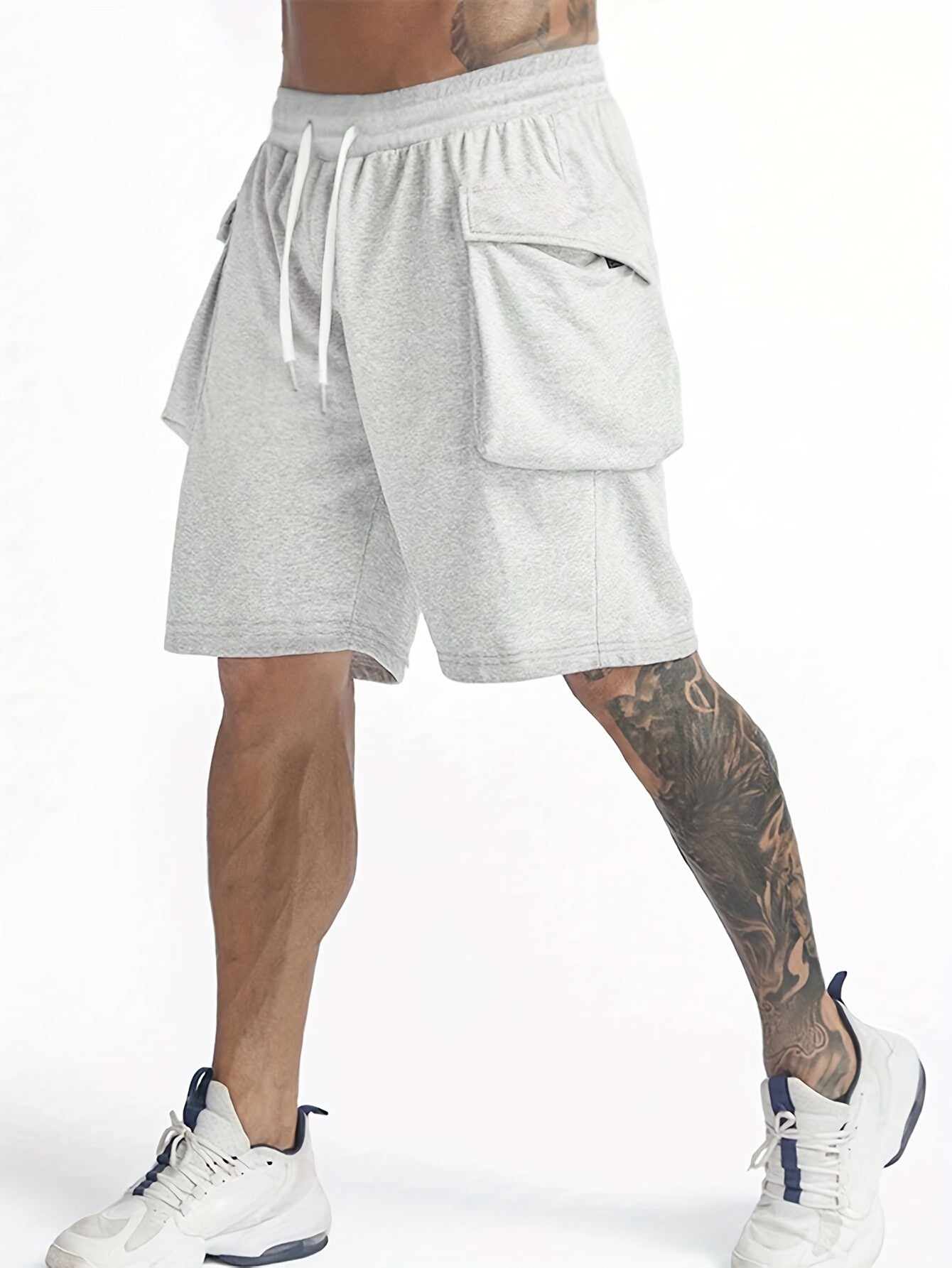 Men's Casual Loose Fit Sports Shorts For Fitness Basketball