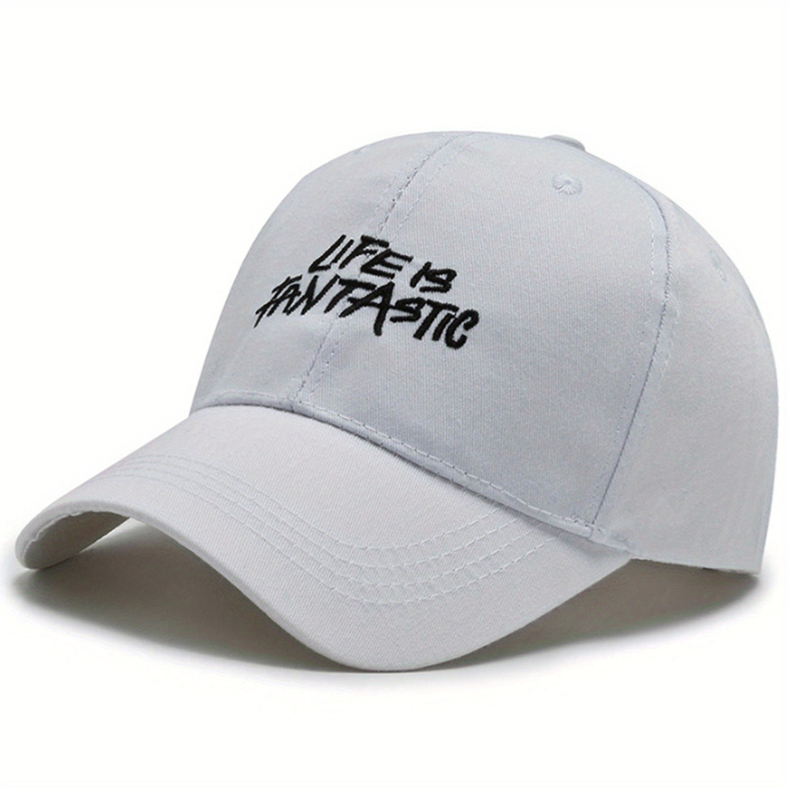 LIFE Letters Casual Baseball Cap, Adjustable