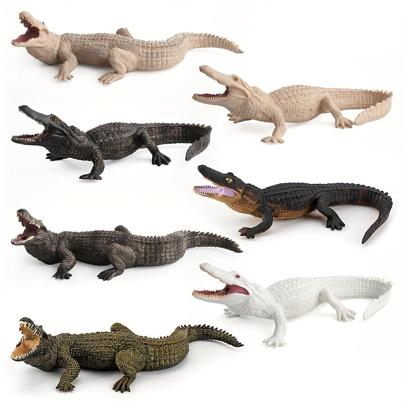 Soft Glue Crocodile Model Realistic Props Toy