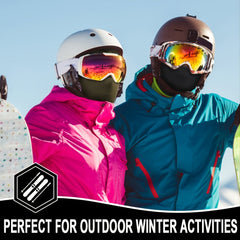 Windproof Fleece Balaclava Full Face Mask for Skiing Snowboarding Hiking Cycling