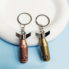 Retro 3D Keychain Pendant Backpack Accessories Key Ornament