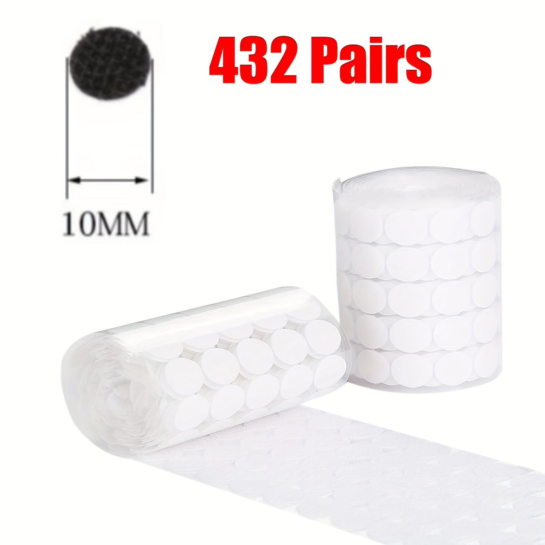 864pcs Hook Loop Coins for Mounting Arts & Crafts