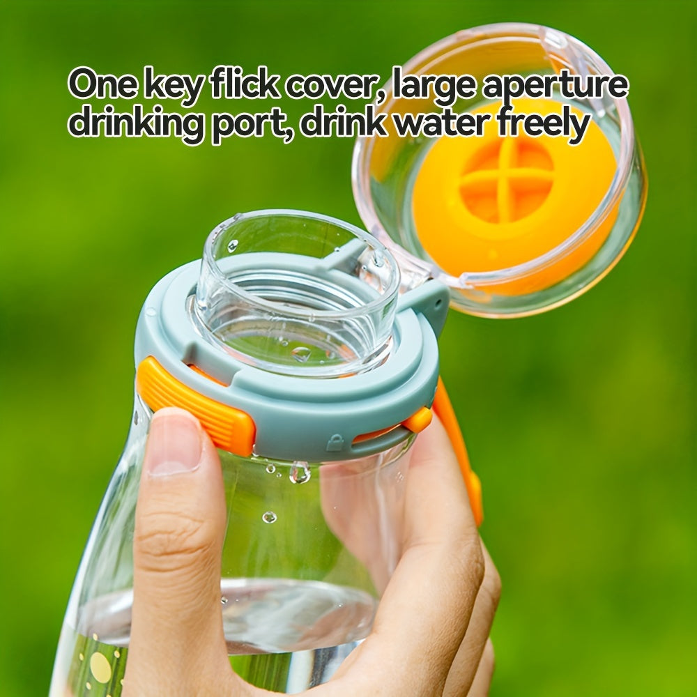 17oz Plastic Water Bottle Portable Leakproof Cup Outdoor Fitness Sports Travel