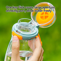 17oz Plastic Water Bottle Portable Leakproof Cup Outdoor Fitness Sports Travel