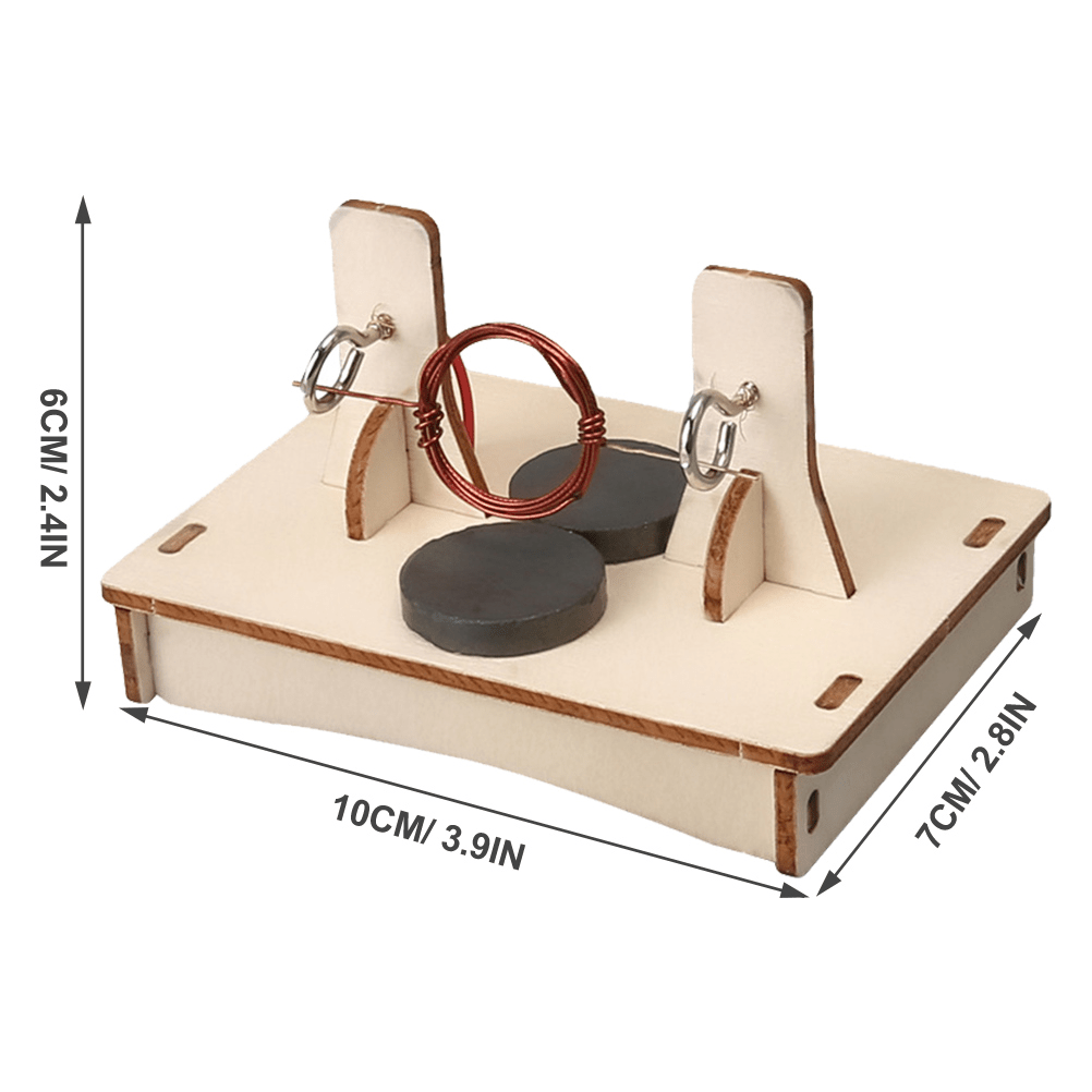DIY Motor Material Kit Toys Wooden Toy Assembly Supplies