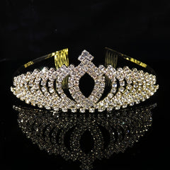 Silver Wedding Baroque Crown Bride Crowns And Tiaras