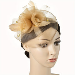 Women Feather Hair Clip Duck Billed Clip for Derby Hat Church Hat
