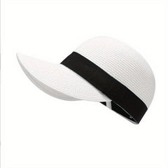 Straw Cap Equestrian Cap Daughter Summer Outdoor Travel Beach Straw Hat