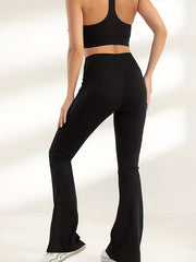 High Waist Yoga Pants Butt Lifting Flared Leggings Women's Activewear