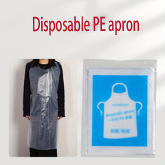 10pcs Waterproof Disposable Aprons Clear - for Cooking Serving Painting