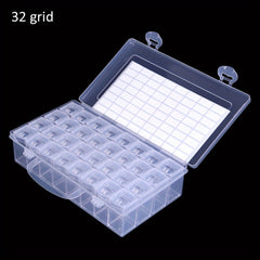 DIY Diamond Painting Bead Storage Box Nail Art Pendant Jewelry Accessory Storage
