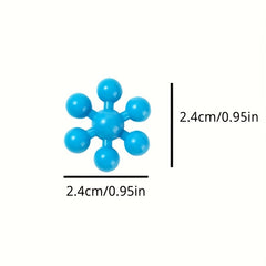 Plum Blossom Building Blocks 3D Snowflakes Puzzle Blocks