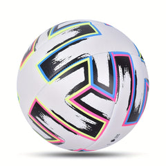 1PC Standard Size 5 Soccer Ball PU Leather Colorful Football Game Competition