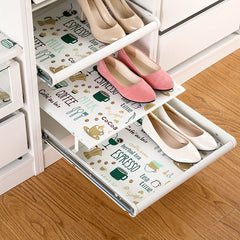 Roll Tableware Pattern Shelf Liners Waterproof Mat