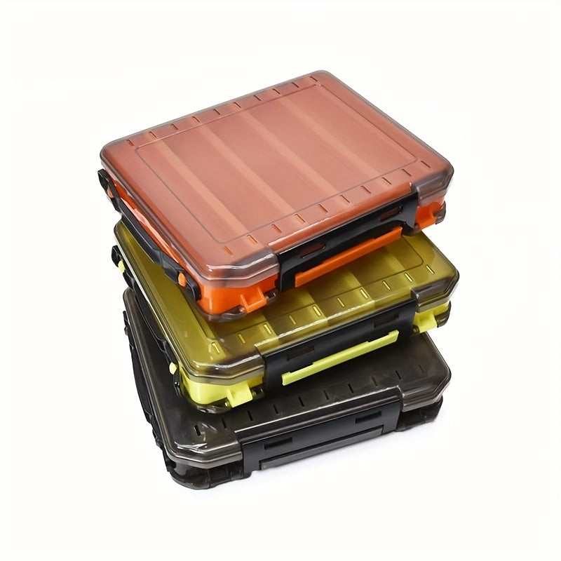 Plastic Double Sided Fishing Tackle Box Storage Case