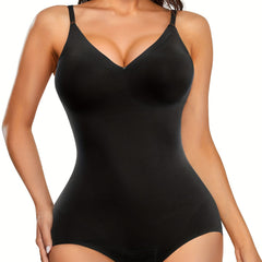 V Neck Tummy Control Slimmer Slip Body Shaper Women's Underwear