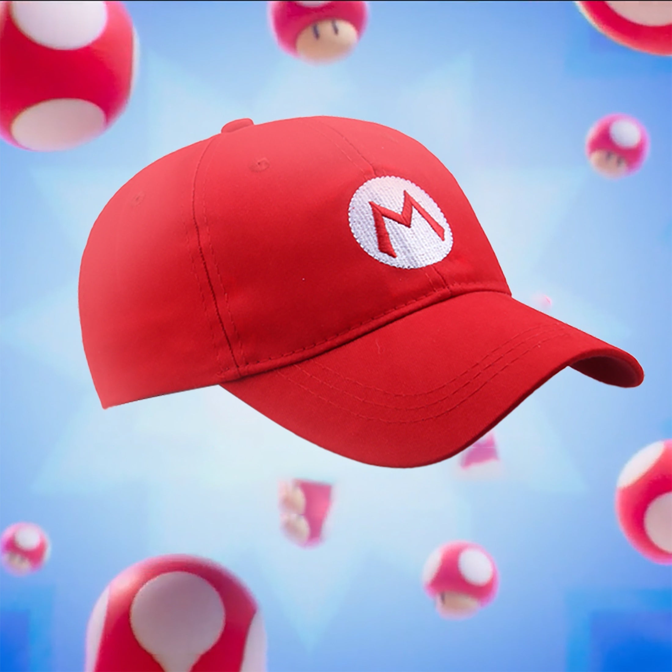 Cartoon Letter Embroidery Baseball Cap Lightweight Dad Hat