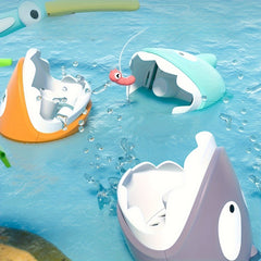 Magic Fishing Game Swimming Fish Shower Curtain Bathroom Toy Set