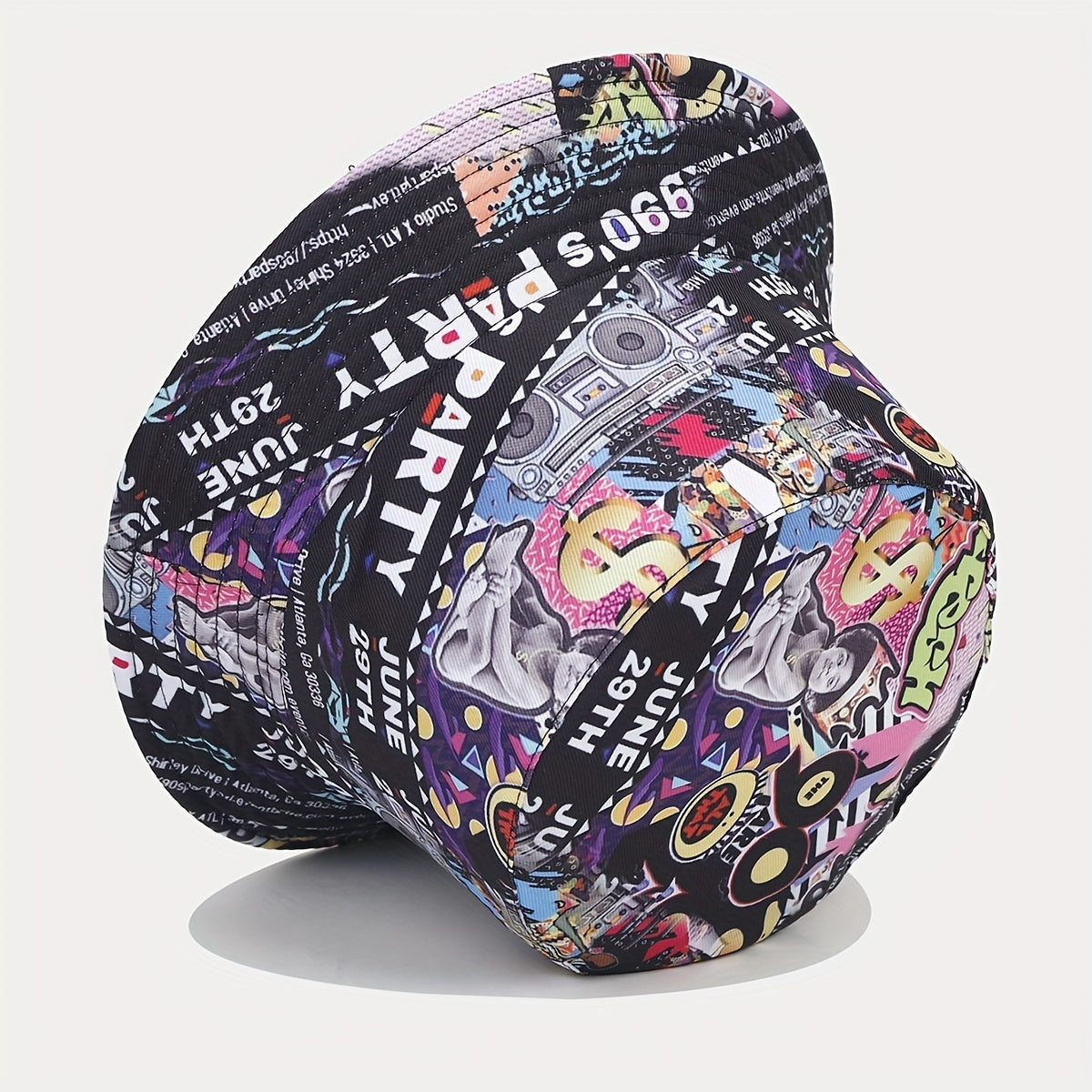 Full Print Double-sided Bucket Hat Street Basin Hat