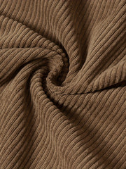 Men's Corduroy Long Sleeve Shirt for Spring Autumn