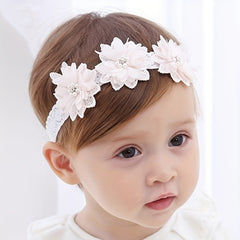 Flower Lace Headband for Baby Girls