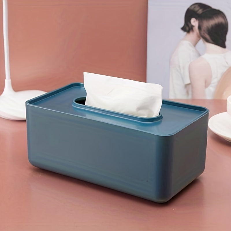 Desktop Tissue Storage Box for Home and Car Use