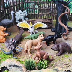 Mini Polar Animals Australian Wildlife Simulation Toy Models
