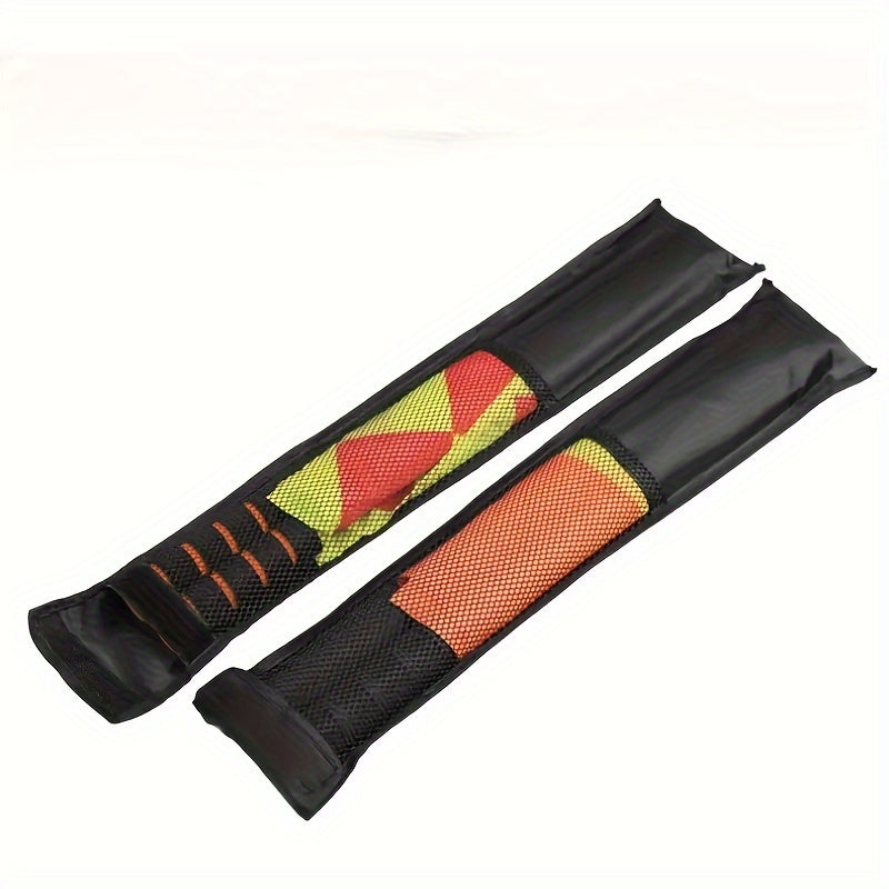 2pcs Small Checkered Referee Flags for Football Training