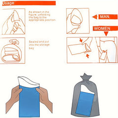 Disposable Urine Bag Unisex Outdoor Micro Toilet
