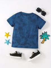 Boys' Shark Graphic T Shirt Summer Kids Tee