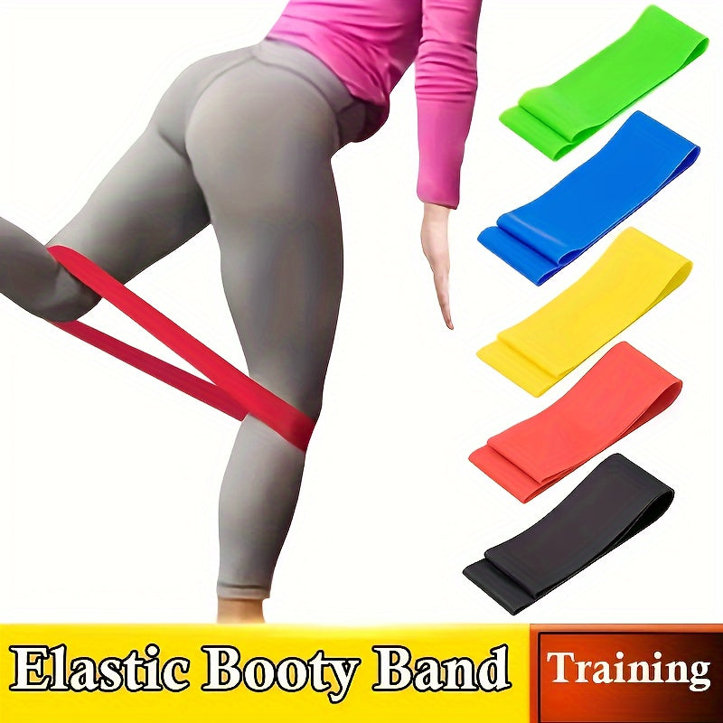 5pcs Elastic Resistance Bands Fitness Pilates Stretching Rope