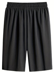 Men's Quick Loose Shorts With Zipper Pocket Active Slightly Stretch Breathable