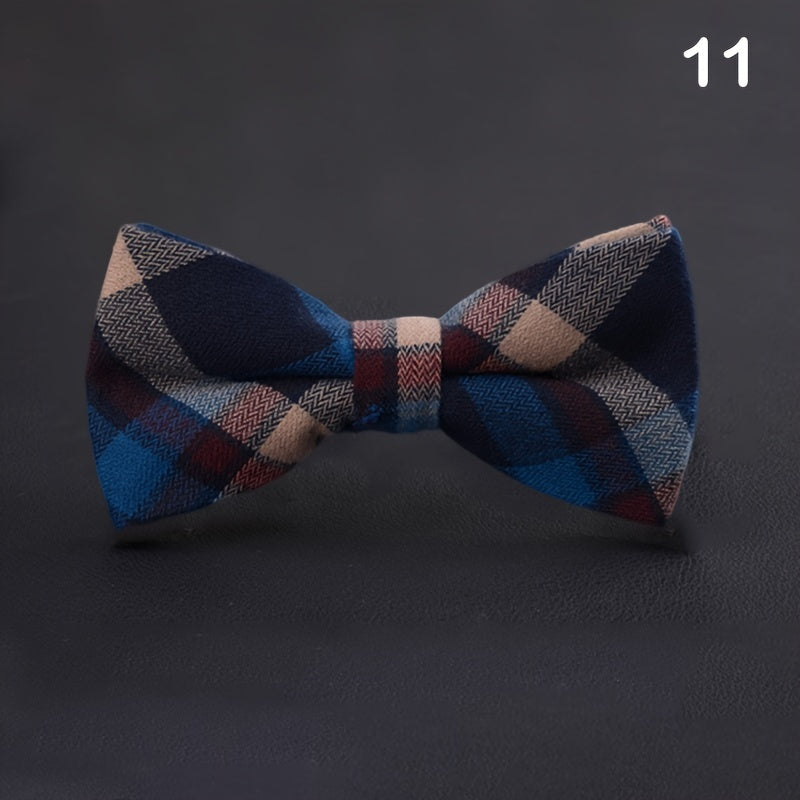 Striped Butterfly Bow Ties Cravat For Wedding Party
