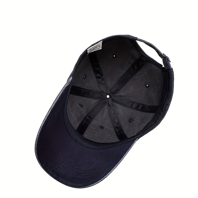Adjustable Cotton Baseball Cap Retro Sunscreen Hat Men Women