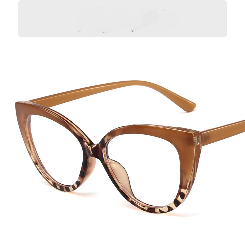 Cat Eye Anti Light Glasses Clear Lens Optical Spectacles
