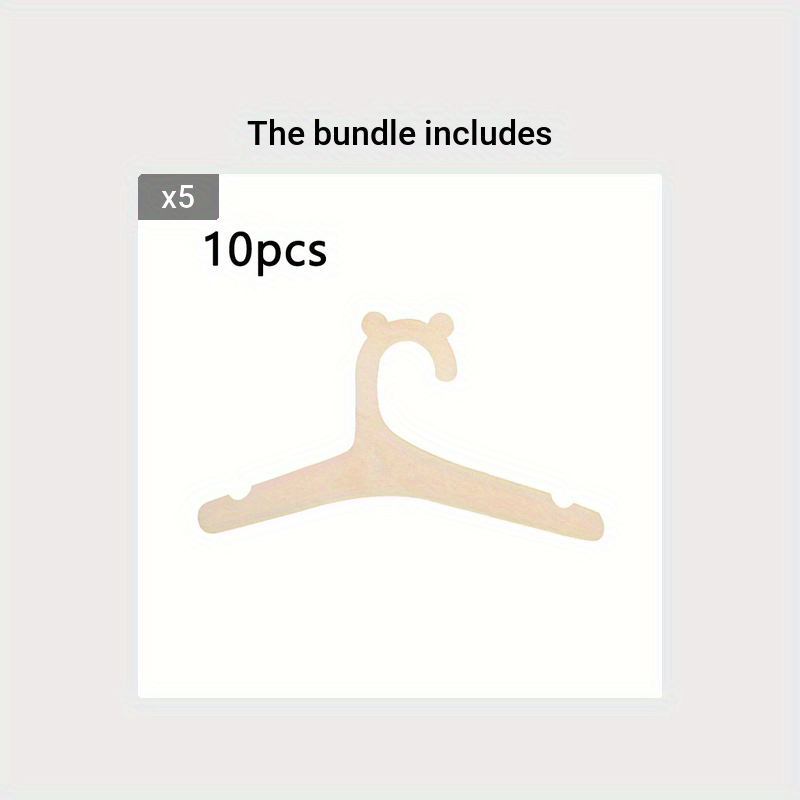 Wooden Bear Kids Hanger for Clothing Stores