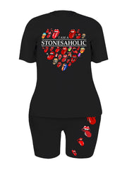 Short Sleeve Tee & Shorts 2pcs Set